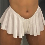女士低腰寬鬆休閒裙/短褲