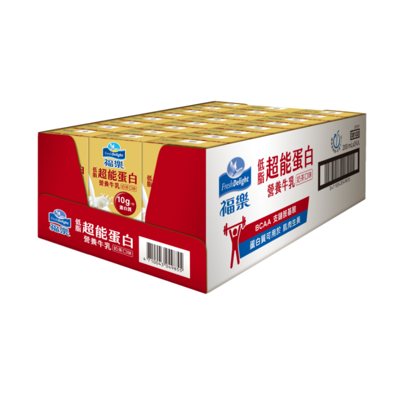 福樂超能蛋白營養牛乳奶茶口味200ml