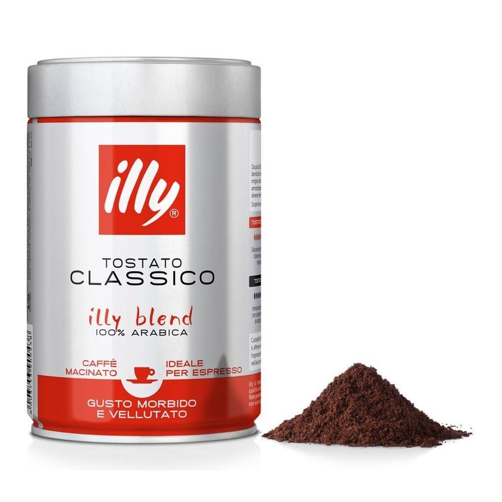 義大利illy義式濃縮濾泡式咖啡粉(中烘培)