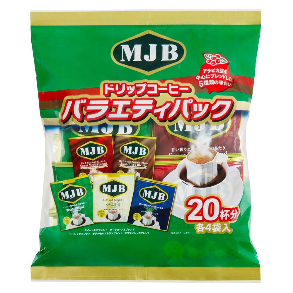 日本MJB世界之旅濾掛咖啡20入