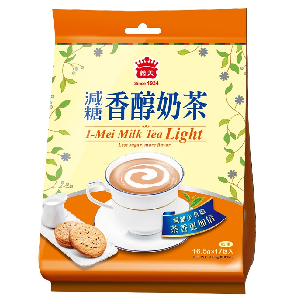 義美減糖香醇奶茶16.5g x17