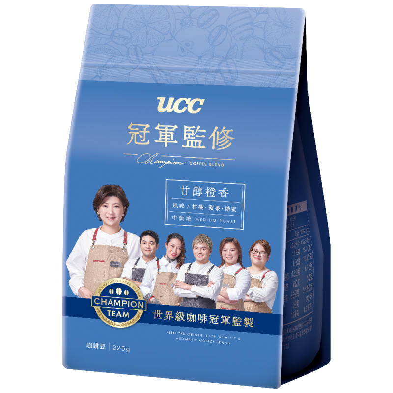 UCC冠軍監修甘醇橙香咖啡豆