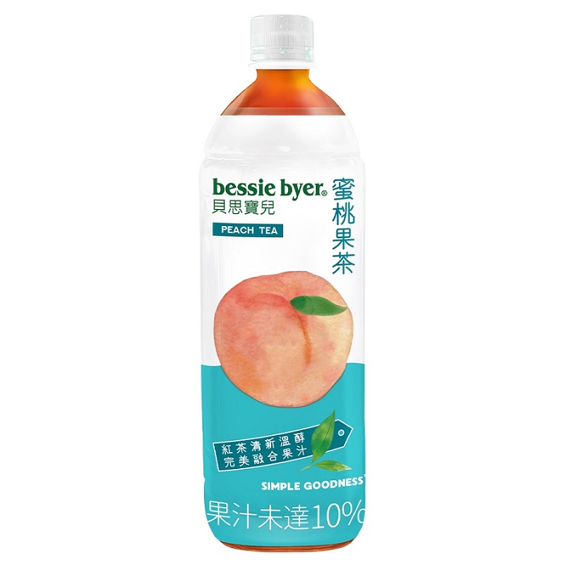 貝思寶兒蜜桃果茶 980ml