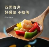 柚木收边锅铲木铲子不粘锅专用翻炒盛菜不伤锅具炒菜铲子勺子套装
