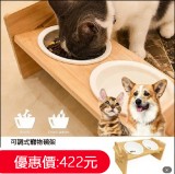 可調式寵物碗架 寵物碗架 寵物碗 加高寵物碗架
