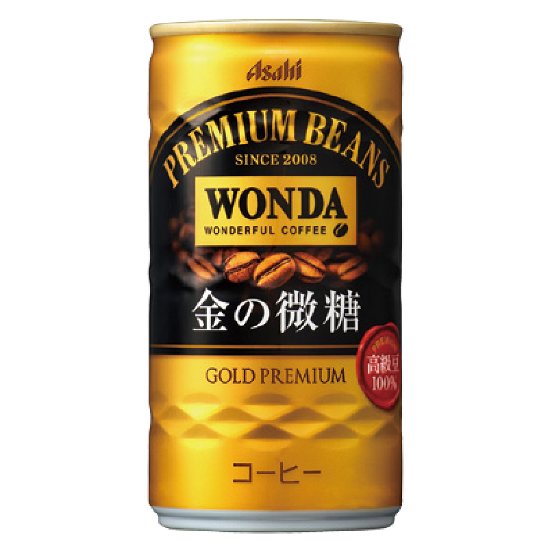 Asahi Wonda 金的微糖咖啡 CAN182ml*6 Asahi Wonda 金的微糖咖啡 CAN182ml*6