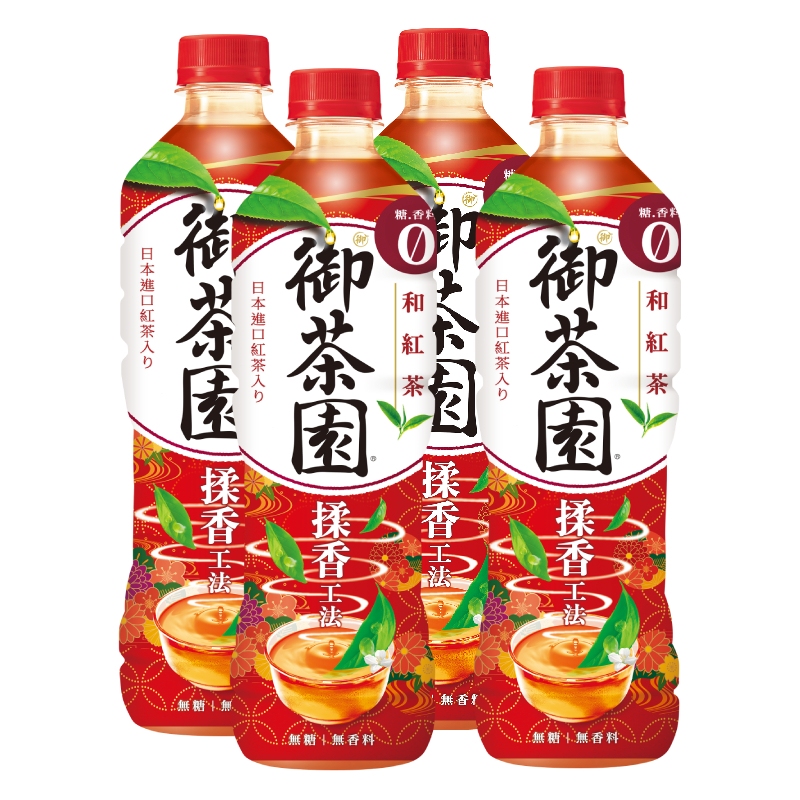 御茶園日式紅茶和紅茶入(無糖)590ml