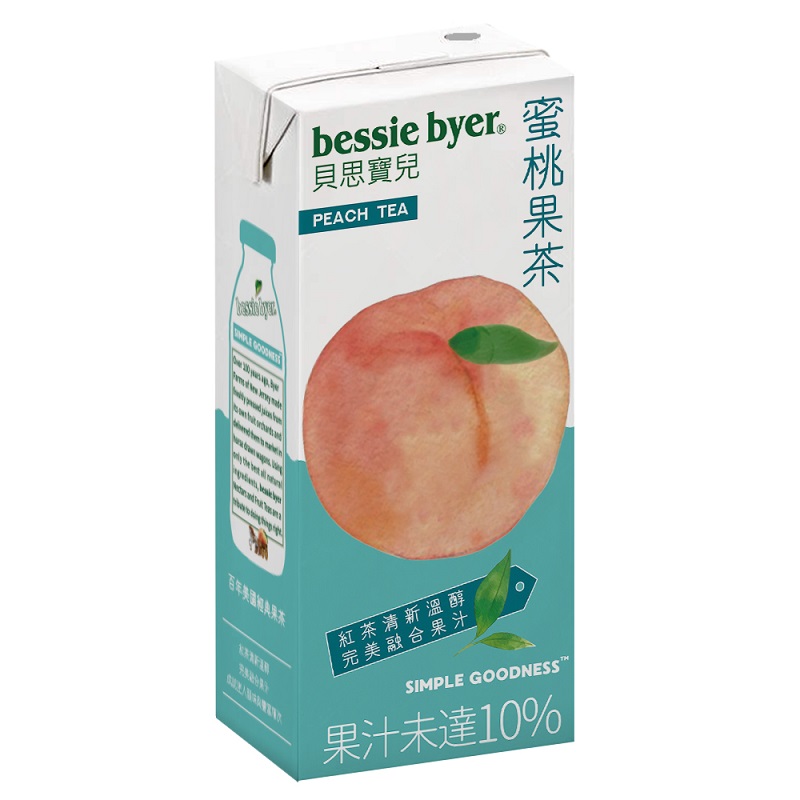 貝思寶兒蜜桃果茶 330ml
