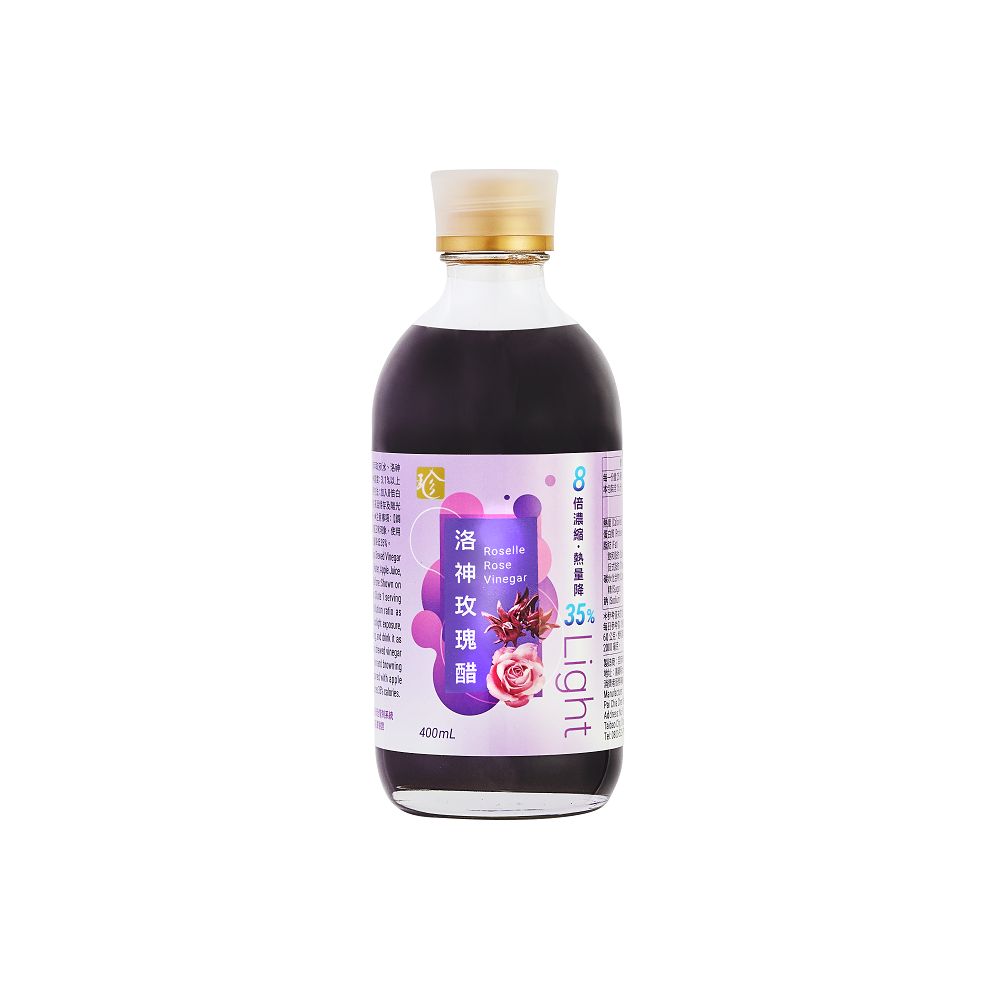 百家珍洛神玫瑰醋400ml