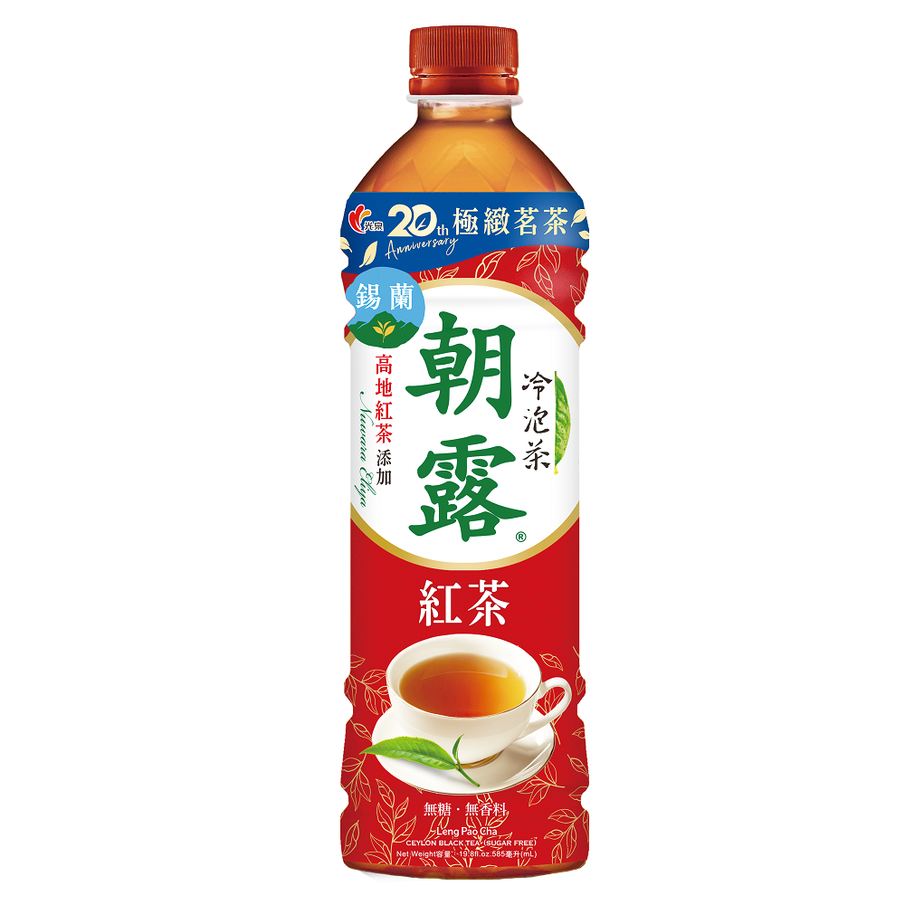 光泉冷泡茶朝露紅茶(無糖) 585ml