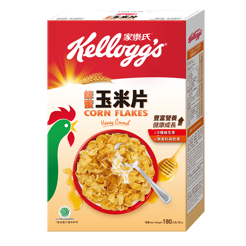家樂氏蜂蜜玉米片180g