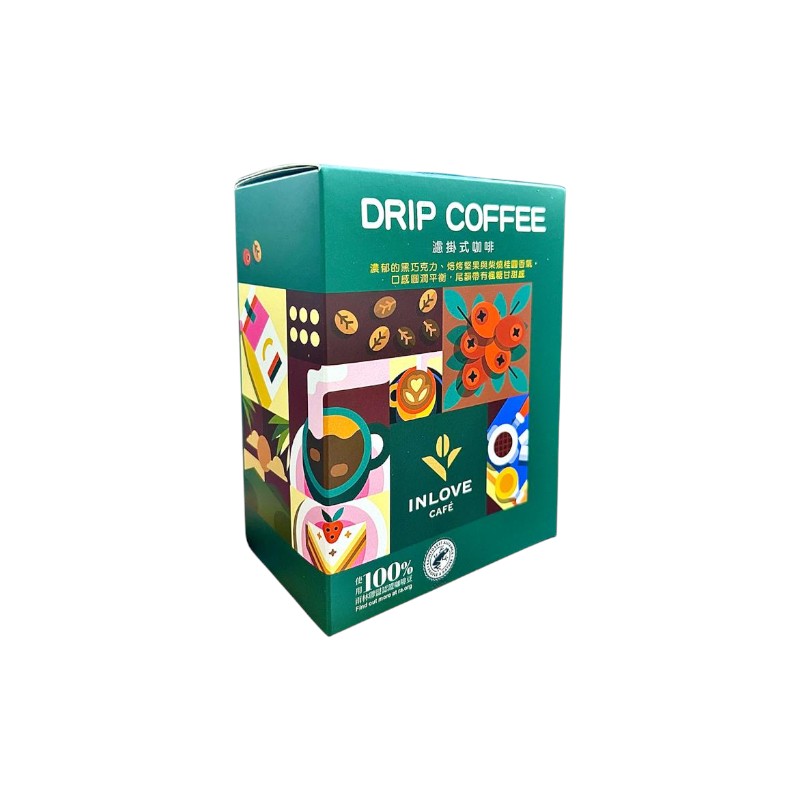 inLove Cafe濾掛咖啡盒裝6入常溫