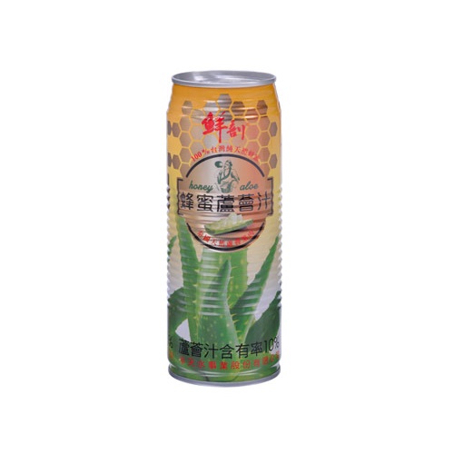 鮮剖蜂蜜蘆薈汁CAN480ml