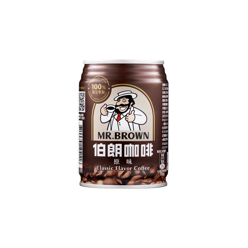 伯朗咖啡原味Can240ml