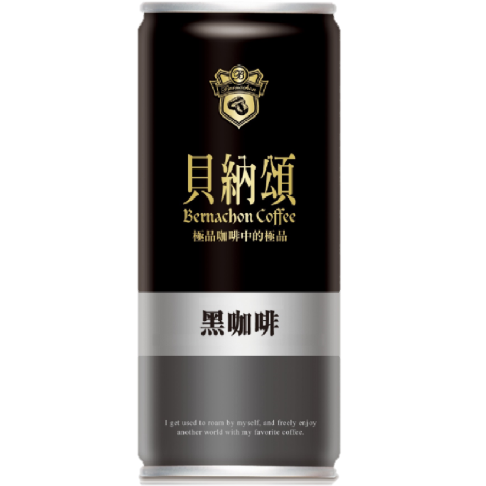 貝納頌黑咖啡 Can 210ml