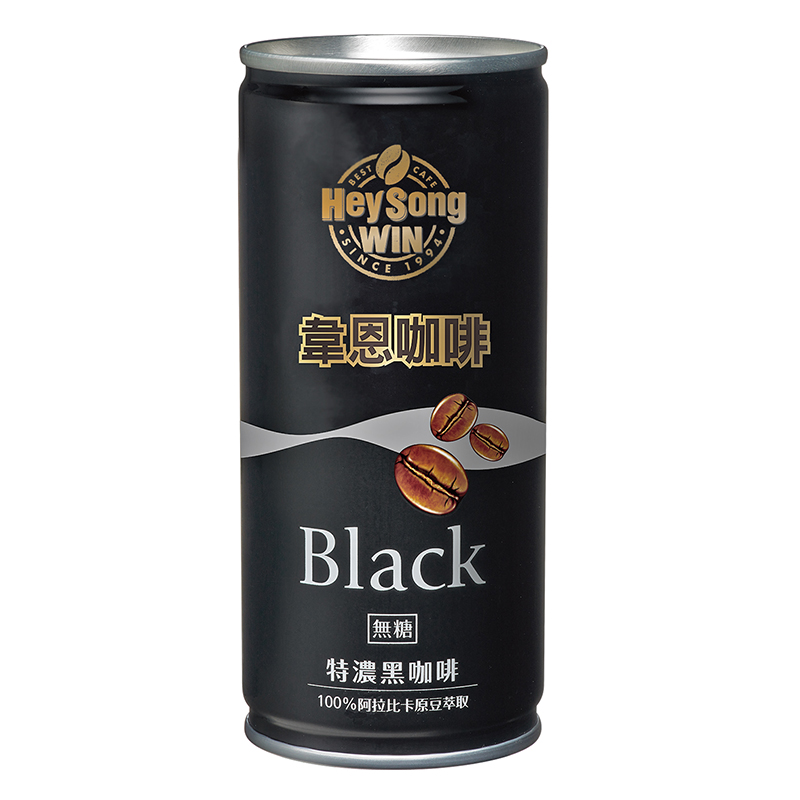 韋恩特濃黑咖Can210ml