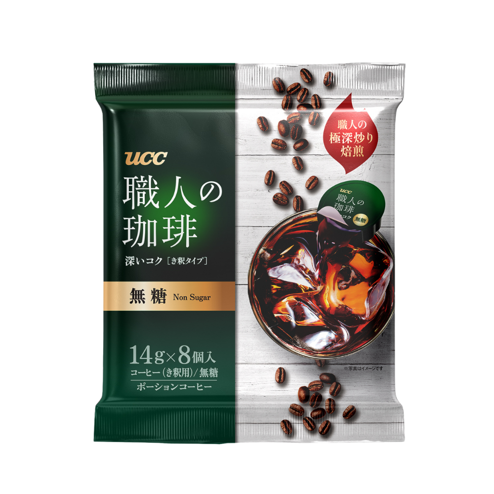 UCC職人珈琲濃縮球-無糖 14g X8