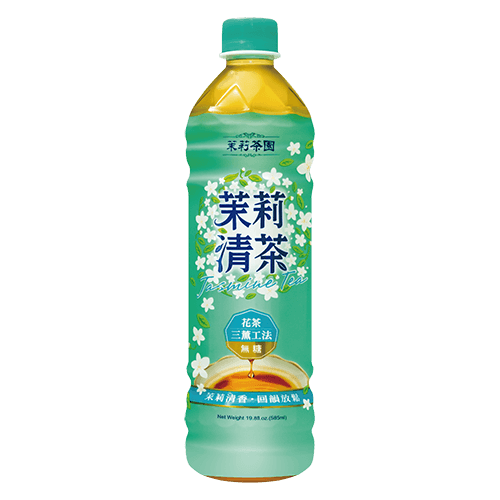 茉莉茶園茉莉清茶(無糖) 585ml