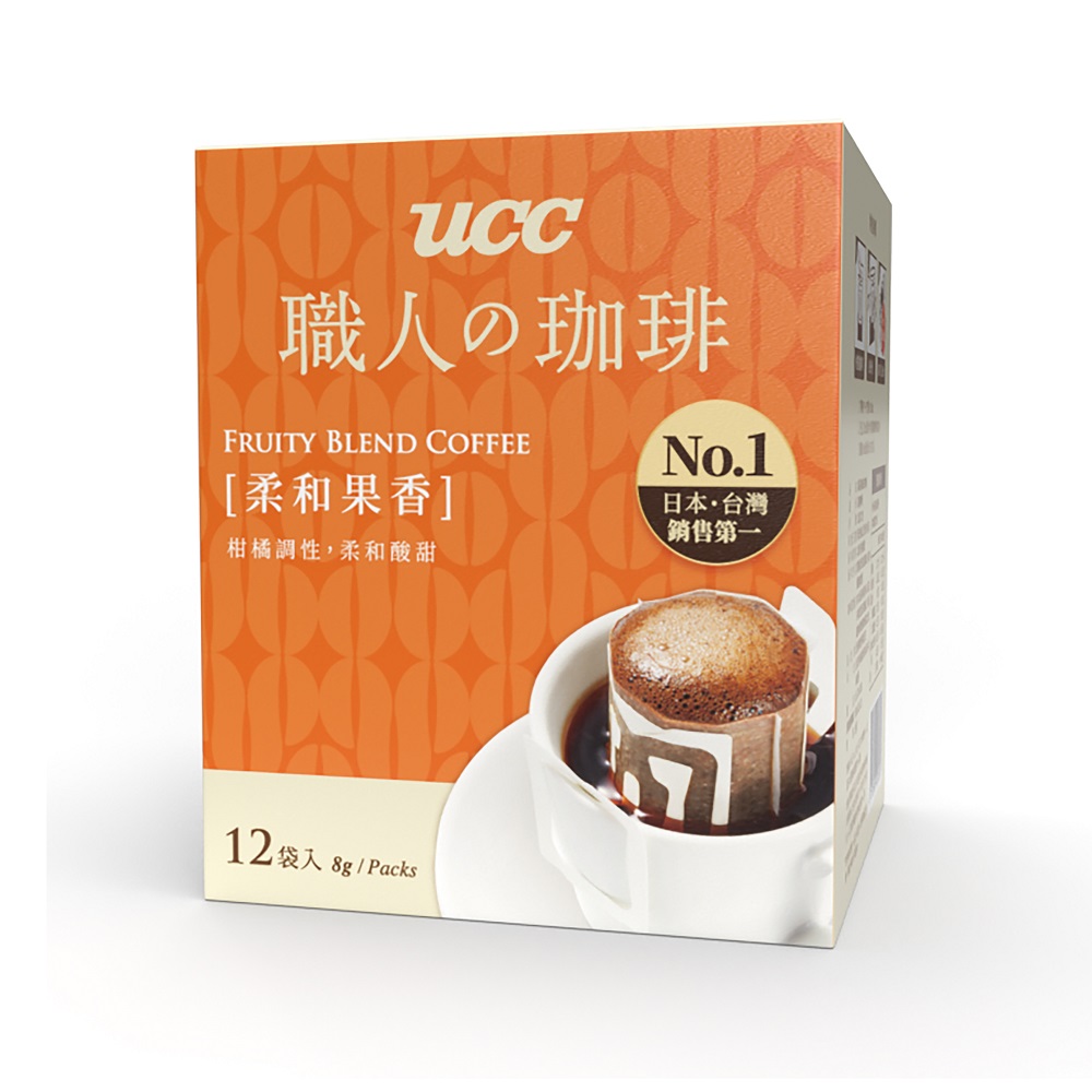 UCC職人果香甜韻濾掛式咖啡 8g x12
