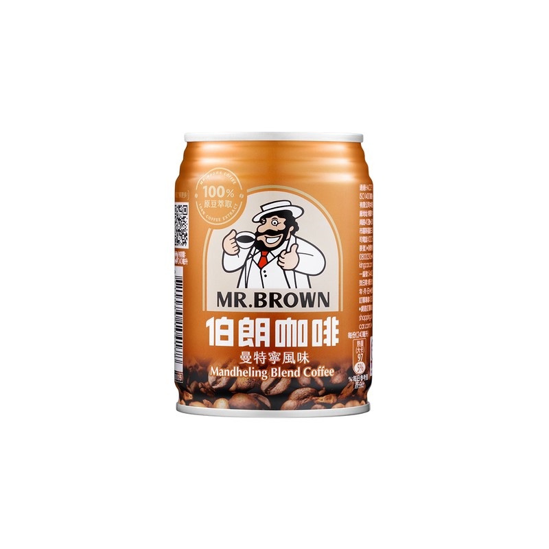 伯朗曼特寧咖啡Can240ml