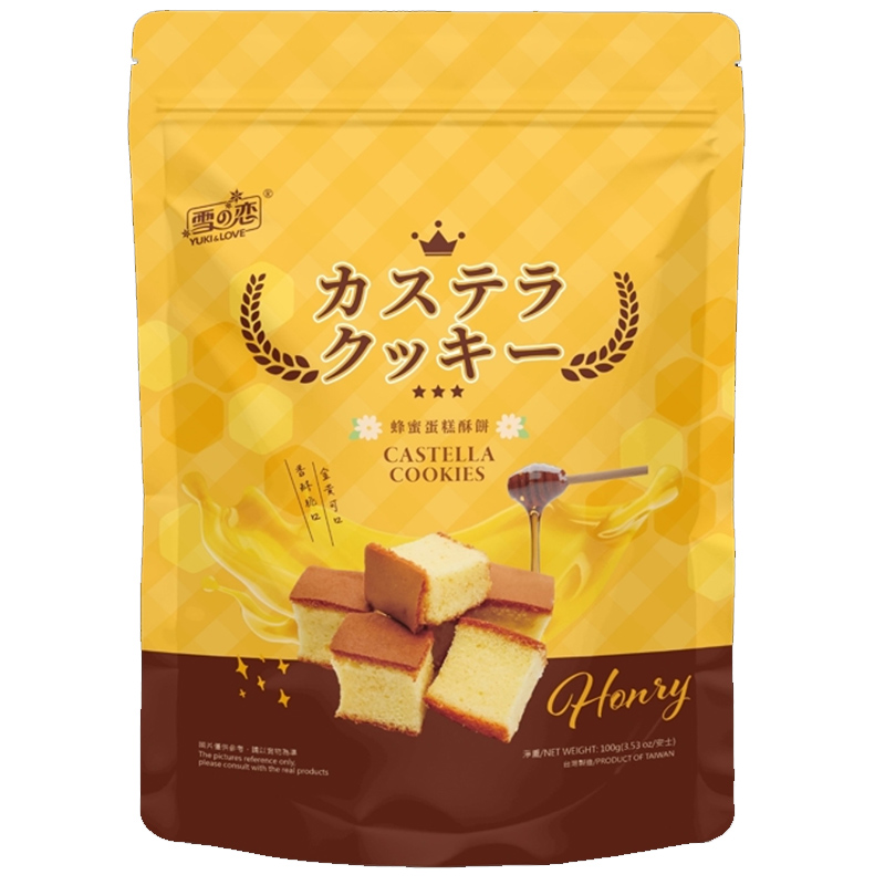 雪之戀蜂蜜蛋糕脆餅