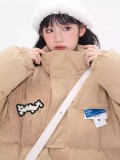 AONW（原Dops 大樸自製）美式設計感潮牌棉服女休閒寬鬆百搭外套