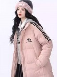 AONW潮牌中長款氛圍感立領羽絨外套保暖韓系外套女上衣