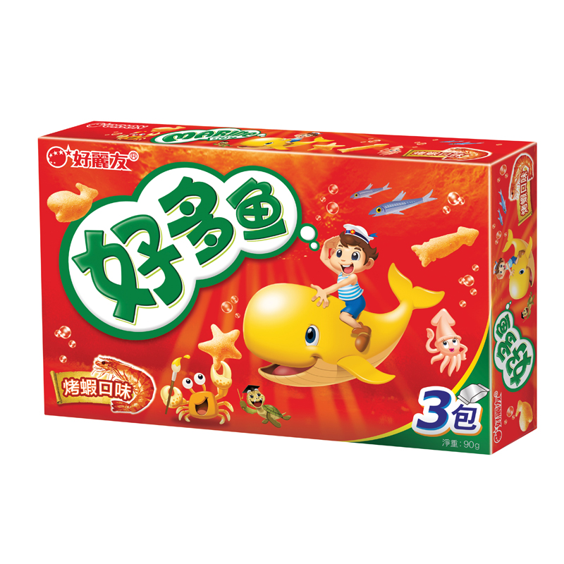 好麗友好多魚餅乾(烤蝦口味)