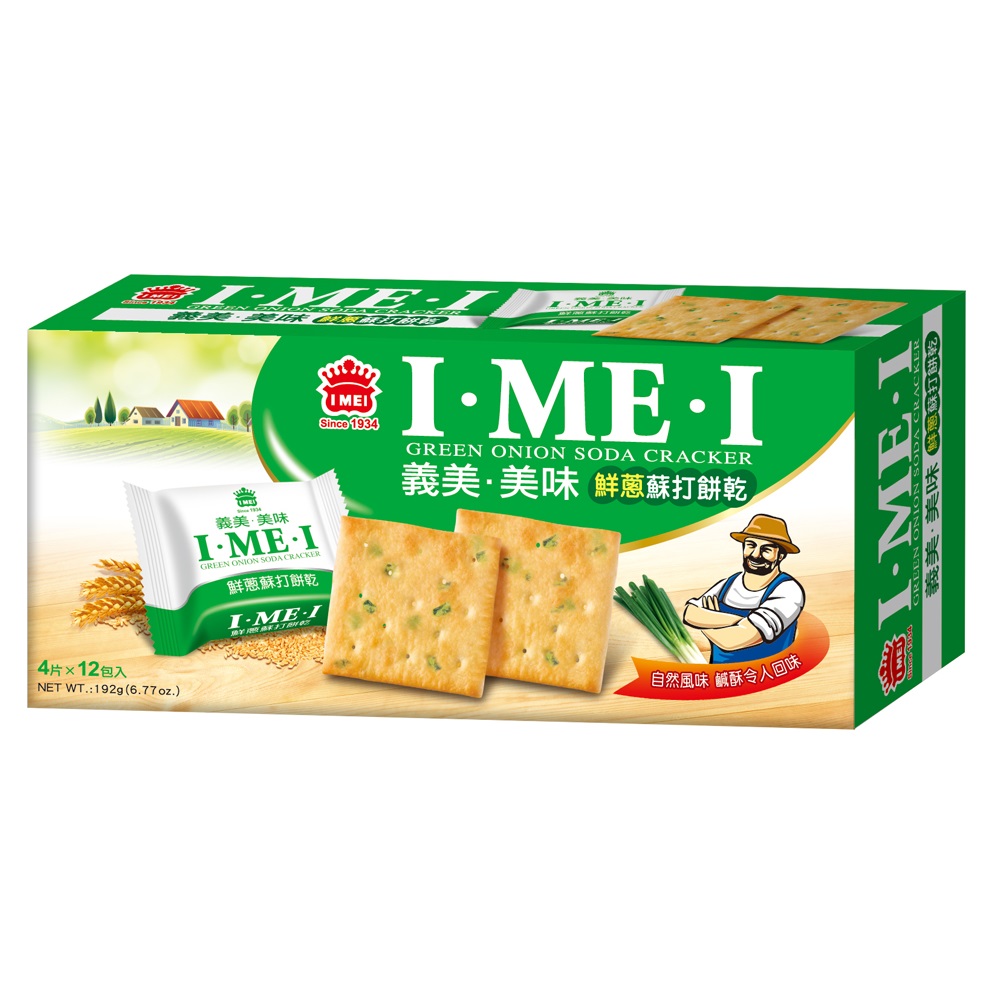 義美美味蘇打餅乾-鮮蔥