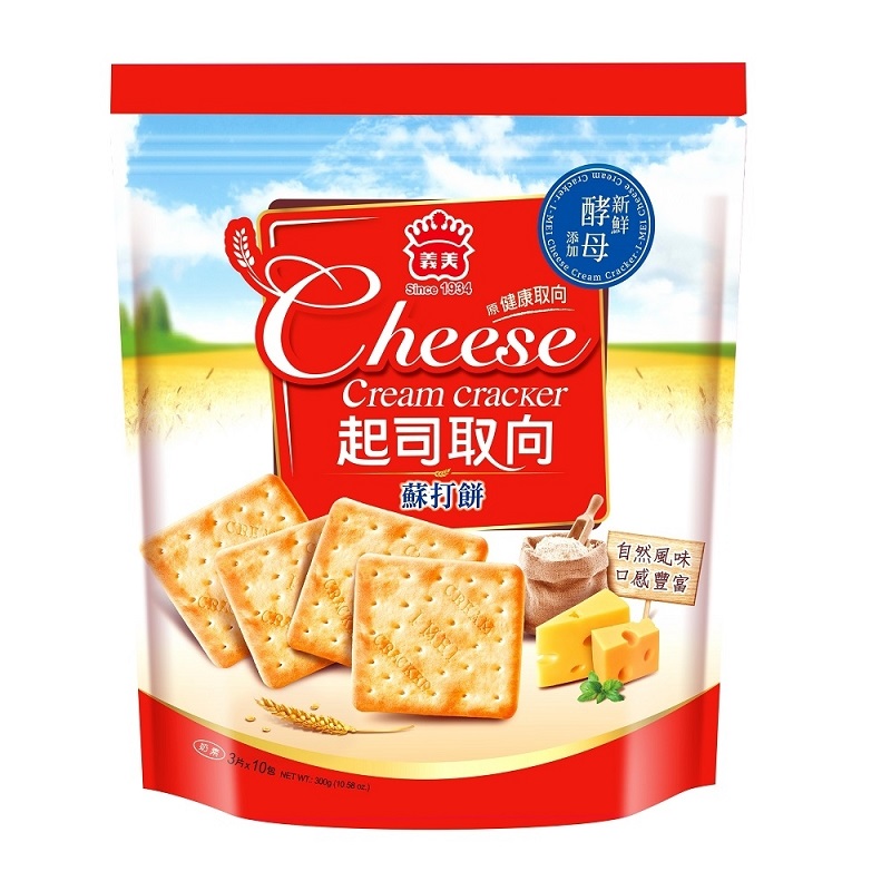 義美起司取向蘇打餅乾300g