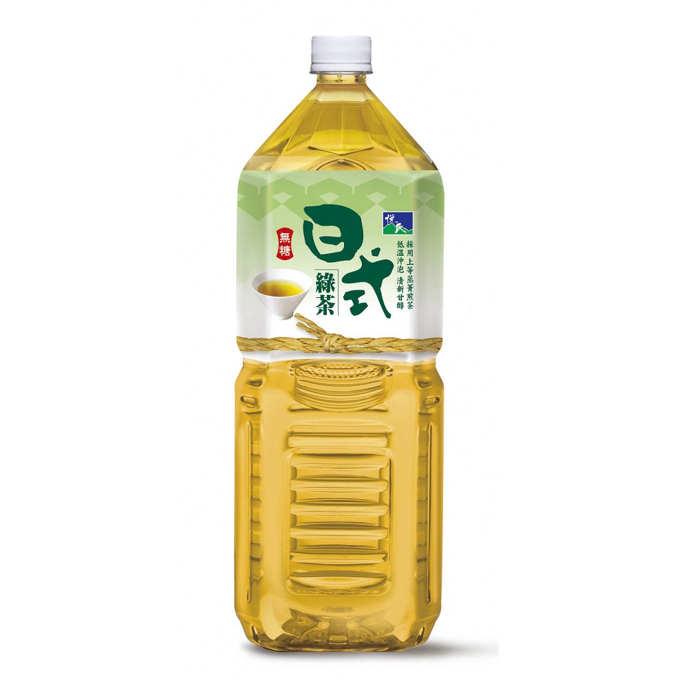 悅氏日式綠茶(無糖) 2000ml