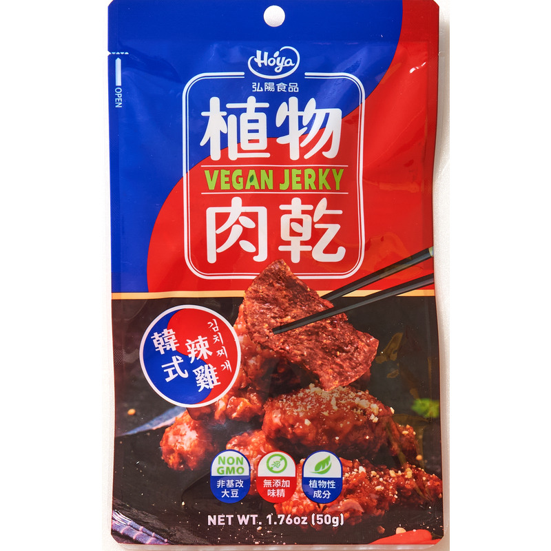 Hoya植物肉乾-韓式辣雞風味