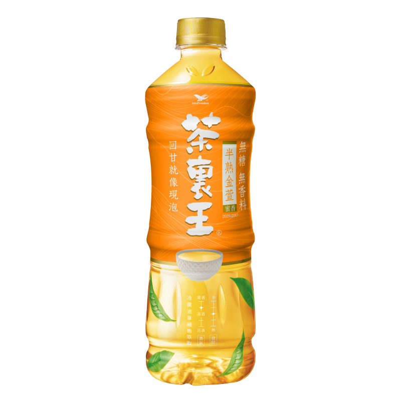 統一茶裏王半熟金萱(無糖) 600ml*4瓶
