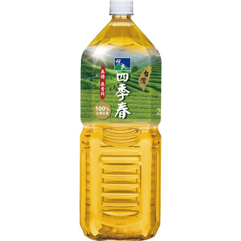 悅氏四季春茶(無糖) 2000ml