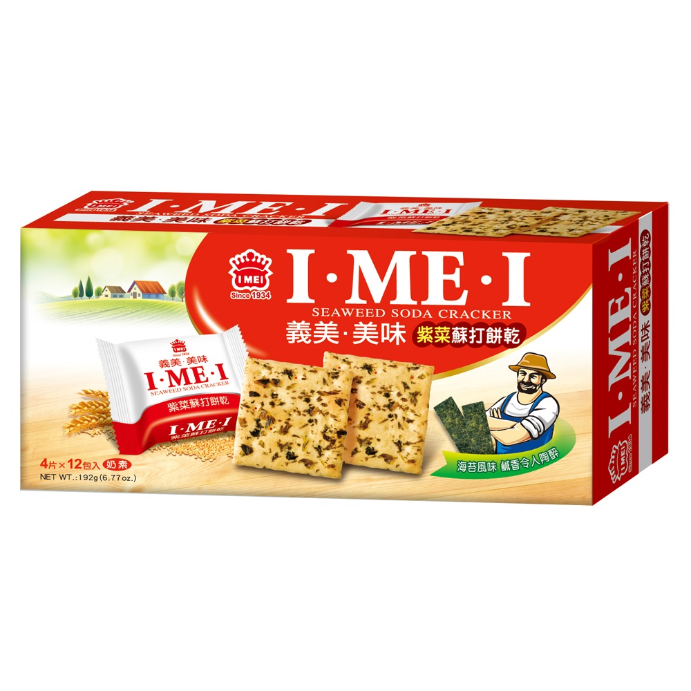 義美美味蘇打餅乾-紫菜