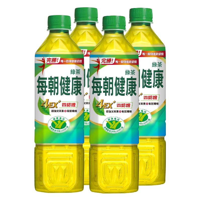 每朝健康綠茶(無糖) 650ml
