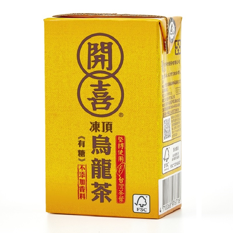 開喜凍頂烏龍茶微糖TP 250ml*24