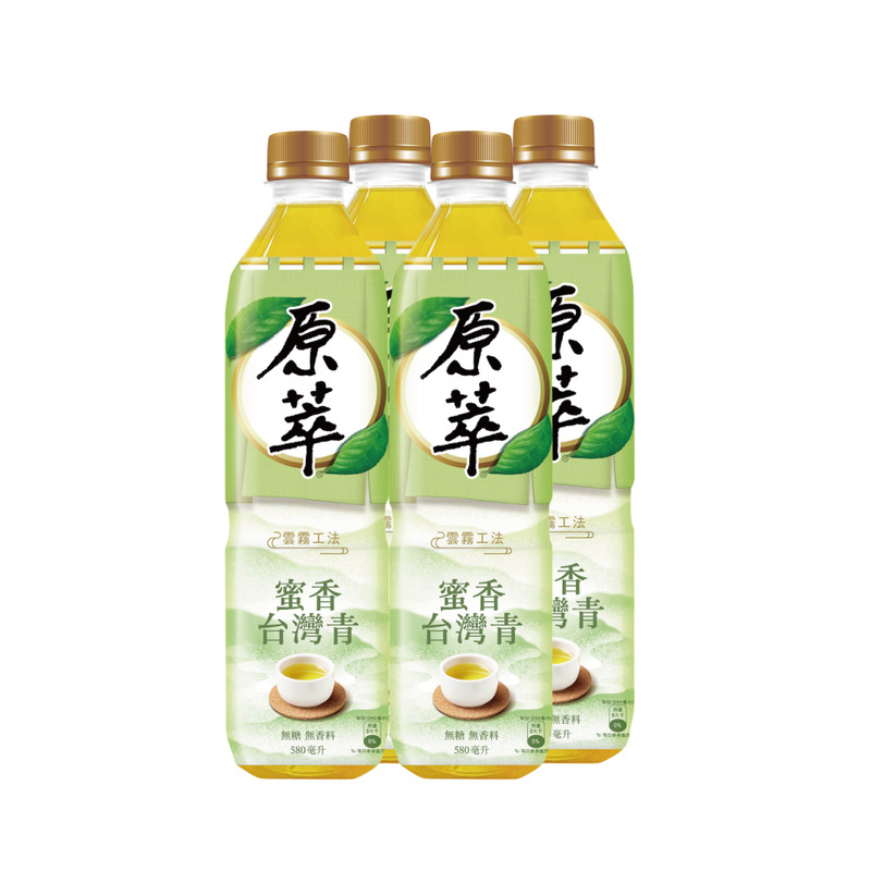 原萃蜜香台灣青茶(無糖) 580ml