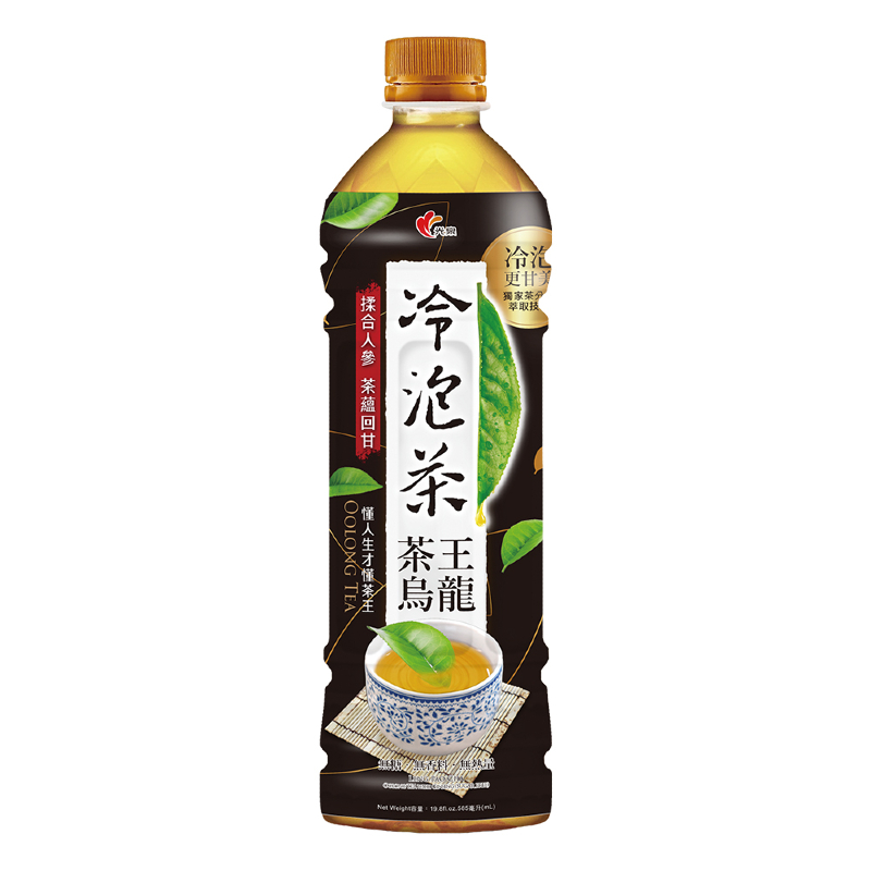 光泉冷泡茶茶王烏龍(無糖) 585ml*4入
