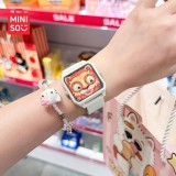 名創優品十二星座多巴胺手錶有趣兒童學生初高中情侶潮流時尚腕錶