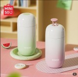 名創優品保溫杯316L不銹鋼女士高顔值水杯男2025新款小巧便攜杯子