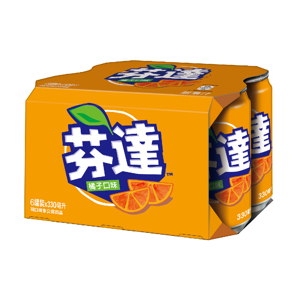 芬達橘子汽水330ml