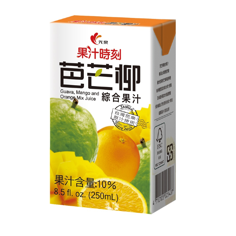 光泉果汁時刻芭芒柳汁TP250ml