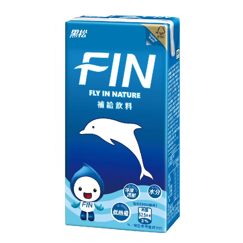 黑松FIN補給飲料TP300ml