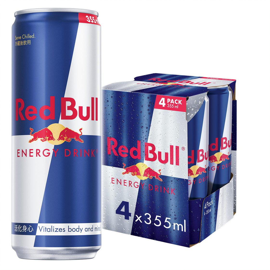 紅牛能量飲料4入Can355ml
