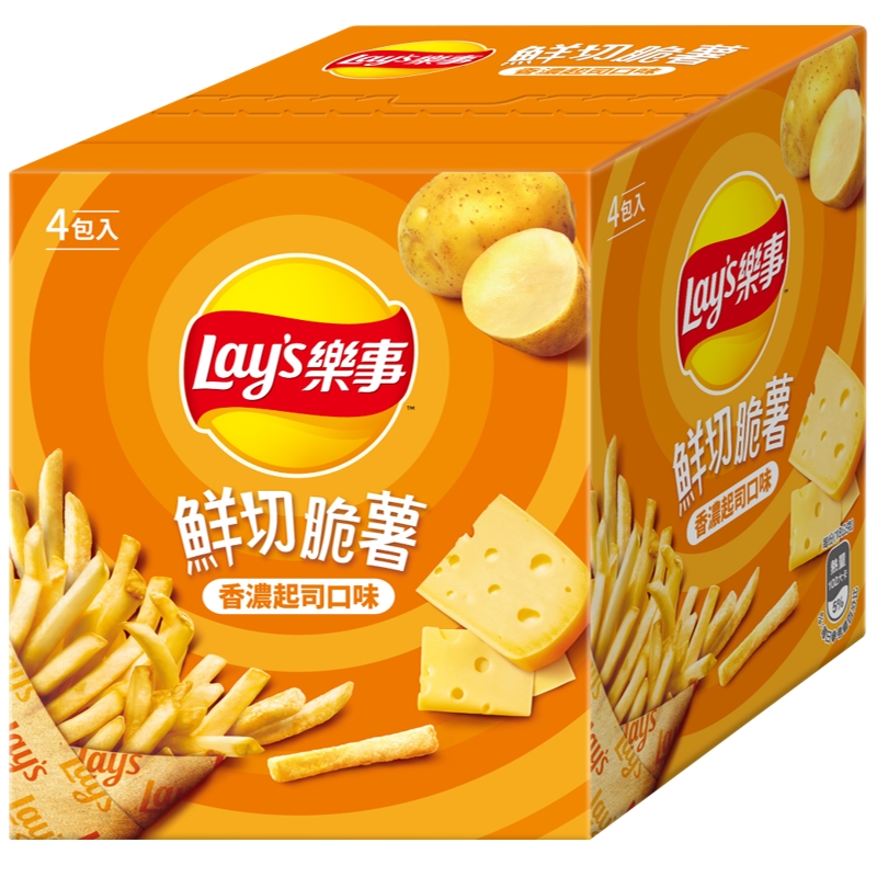 樂事鮮切脆薯香濃起司口味薯條