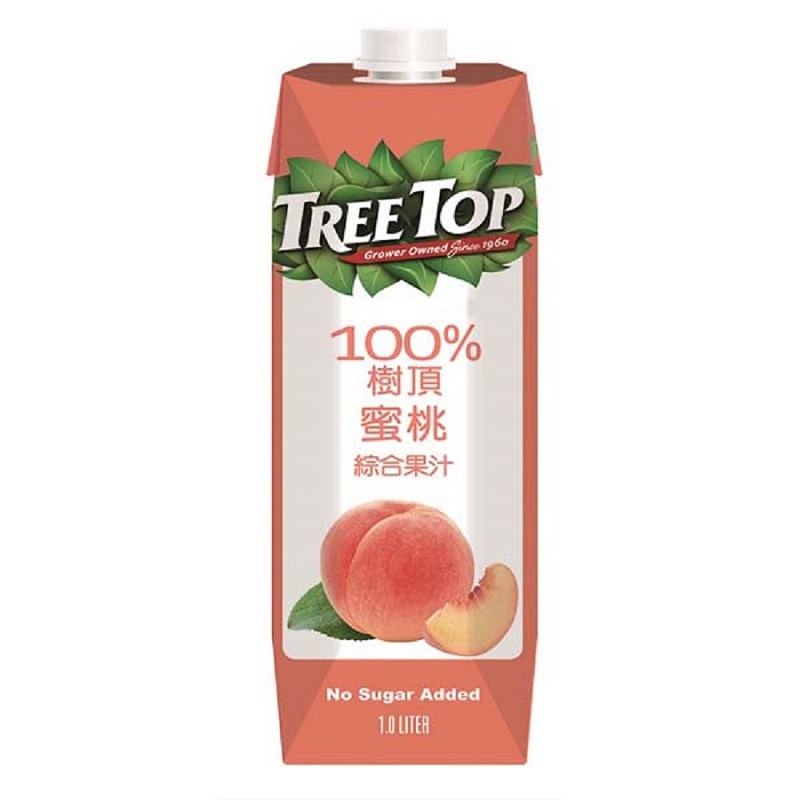 樹頂100蜜桃綜合果汁1L