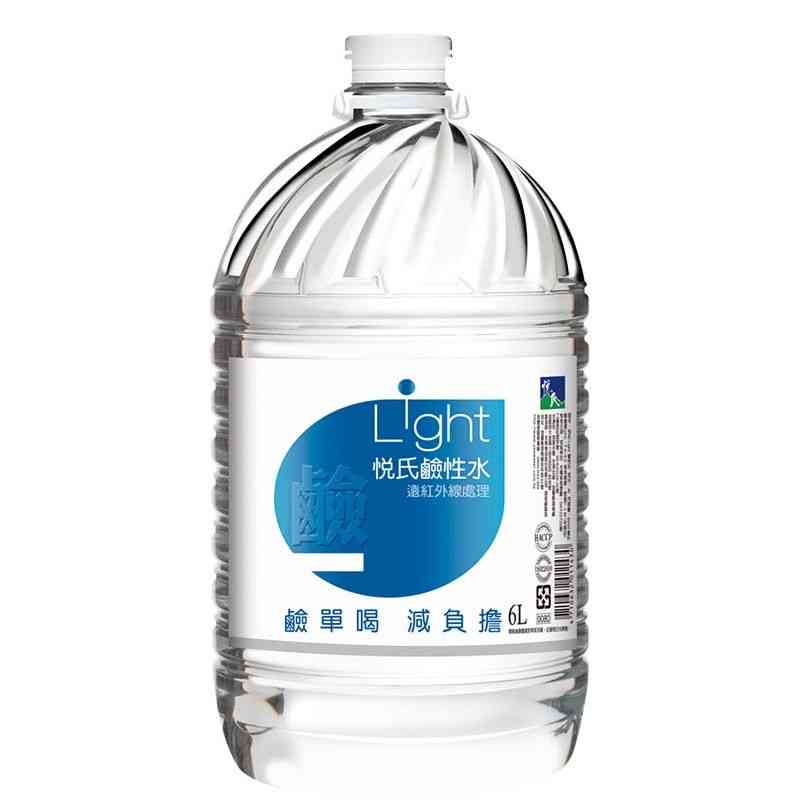 悅氏Light鹼性水6000ml
