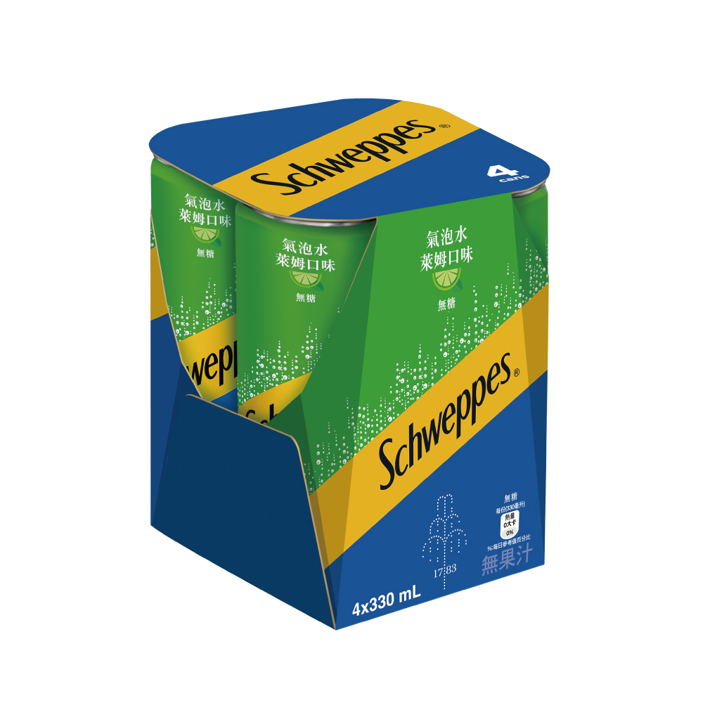 舒味思萊姆口味氣泡水330ml