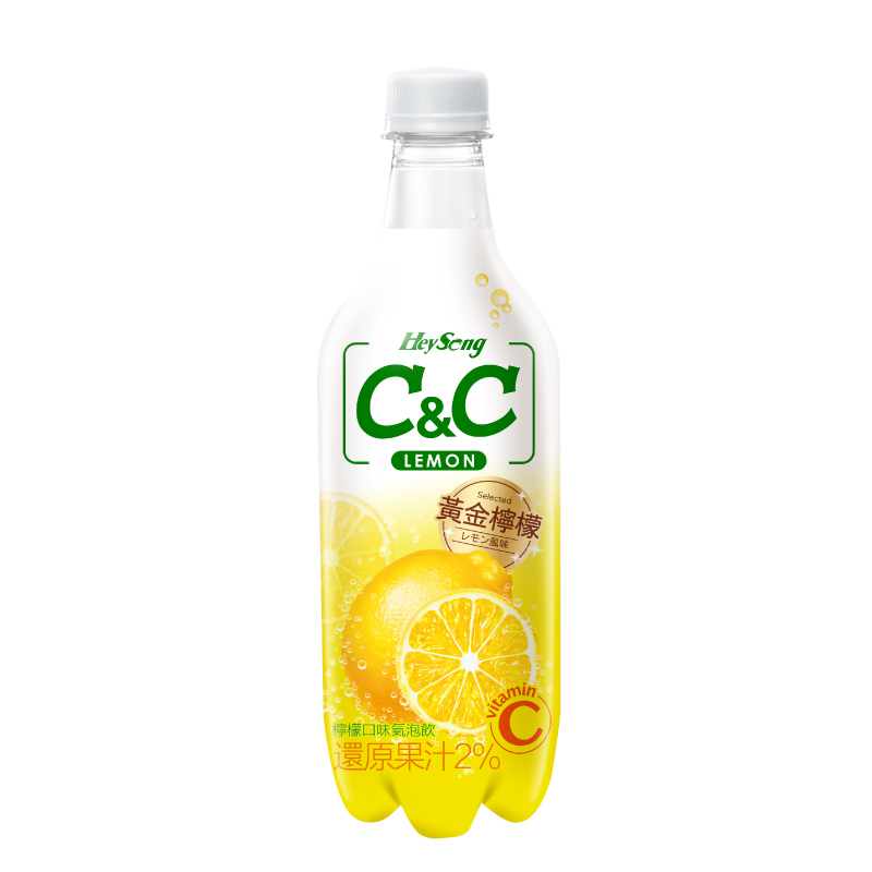 黑松CC檸檬氣泡飲PET 500ml